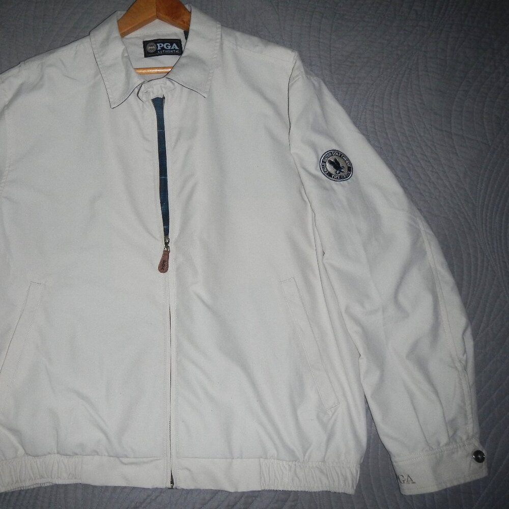 Weatherproof PGA lined Golf Jacket Size Med from Eagle Haven Golf Shop